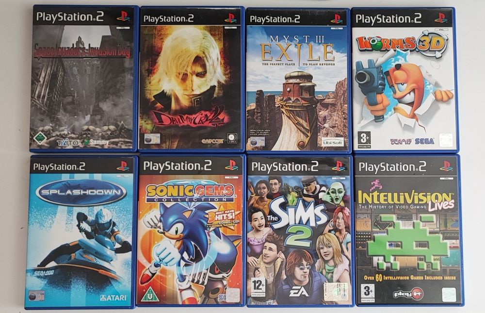 Jogos PlayStation 2 (+ jogos adicionados)