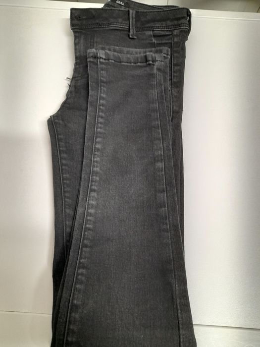 Calças ganga pretas