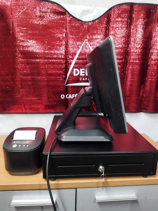 POS / Caixa registadora touch-screen com Programa + Garantia