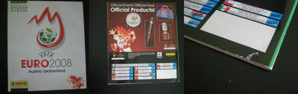 cadernetas Futebol Brasil Sporting Eusébio EURO2008 cartas Adrenalyn