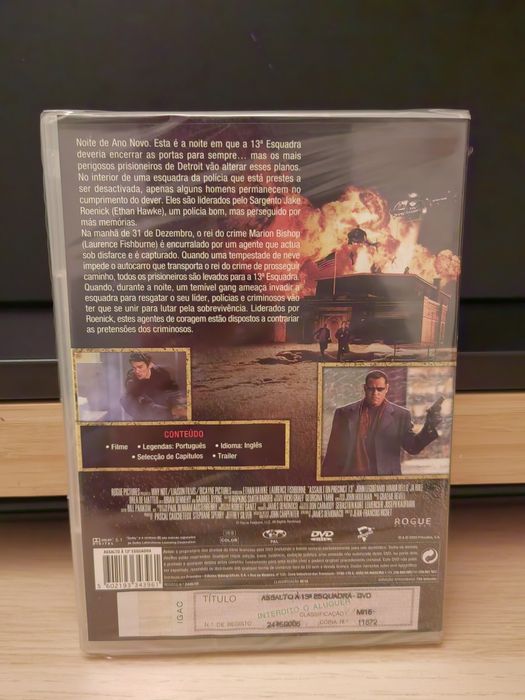 Filme DVD "Assalto à Esquadra 13" de 2005 - novo e selado