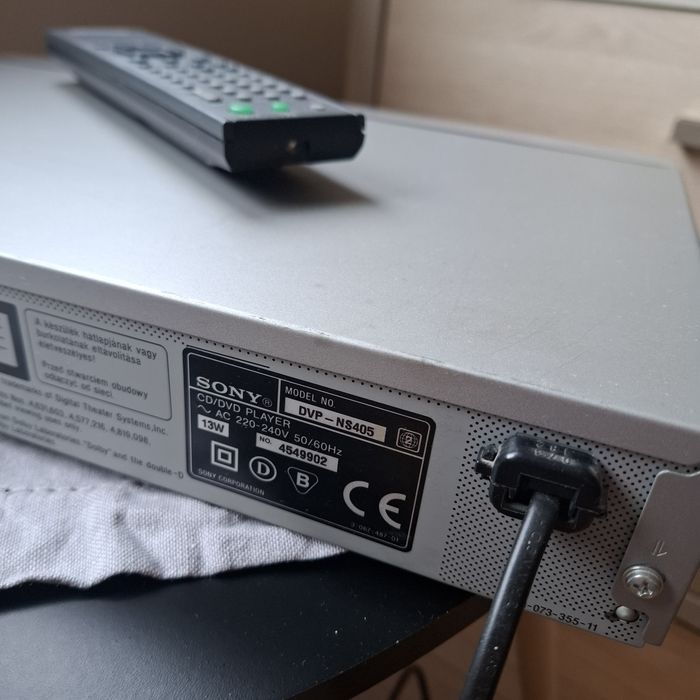 Sony CD/DVD odtwarzacz DVP-NS 405