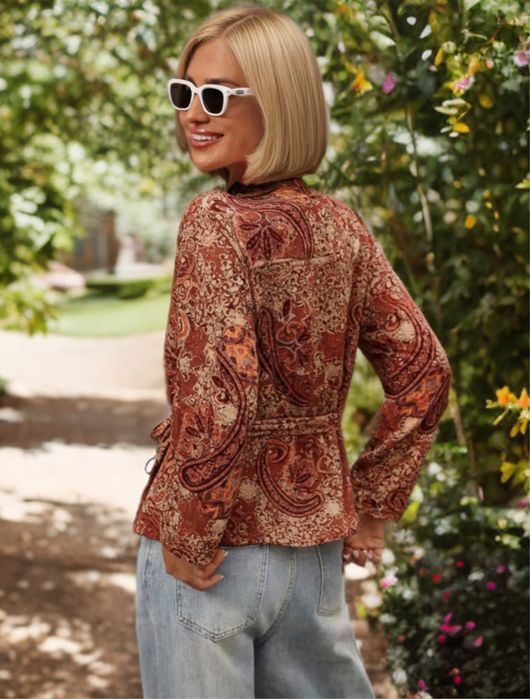 ZARA kurteczka lekko ocieplana - kimono