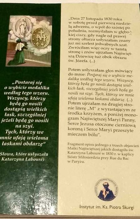 Dar Maryi na trudne czasy