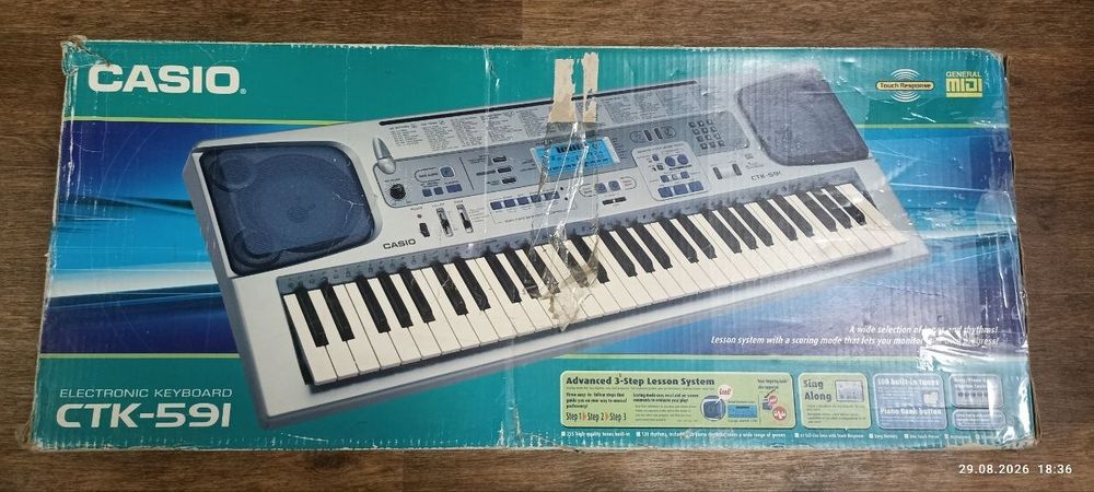 Синтезатор CASIO  CTK-591