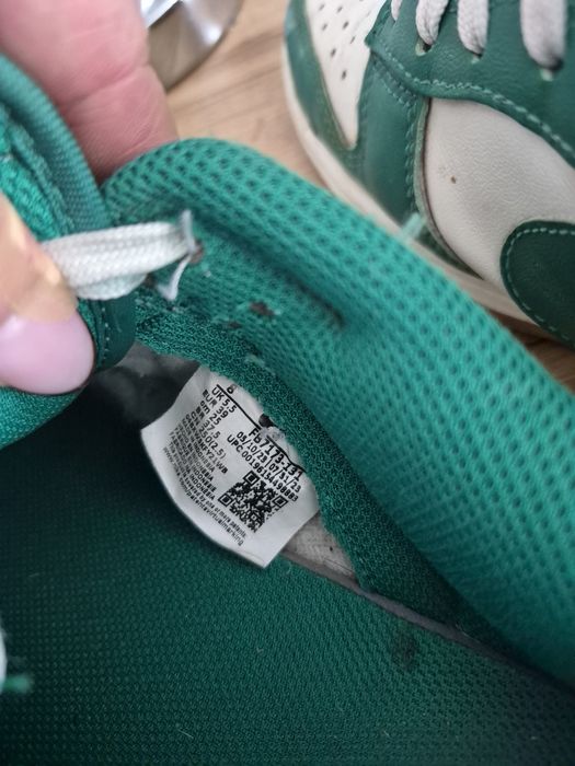 Buty nike dunk low 39 zielone