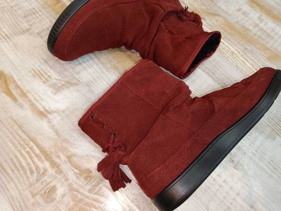 Зимові замшеві черевики hotter pixie 41 р. / 26,5 см