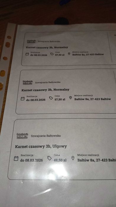 Bilety na narty do Bałtowa