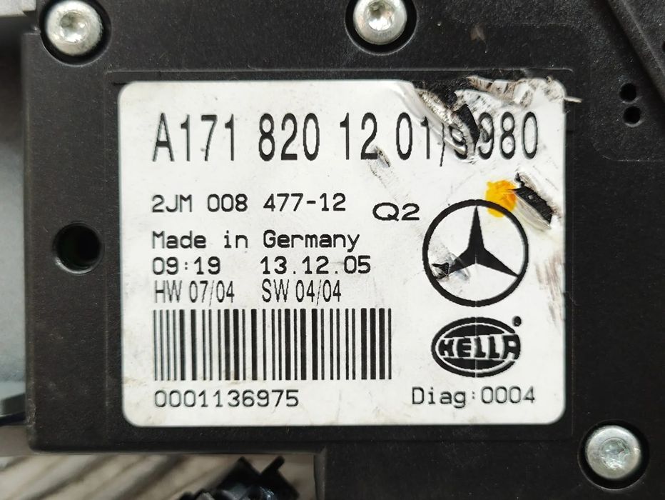 Plafonier Luz De Tecto Interior Mercedes Benz SLK R171 A1718201201