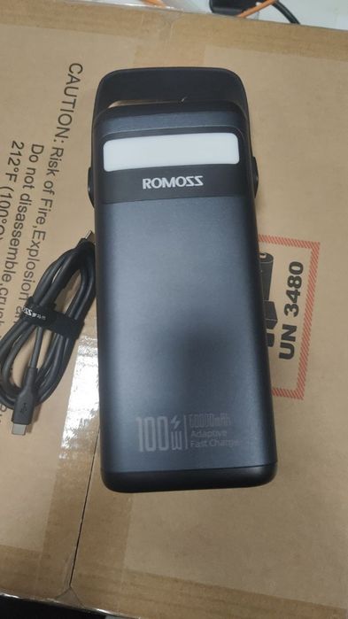 100% Romoss PMT60 60000 100W, павербанк, powerbank