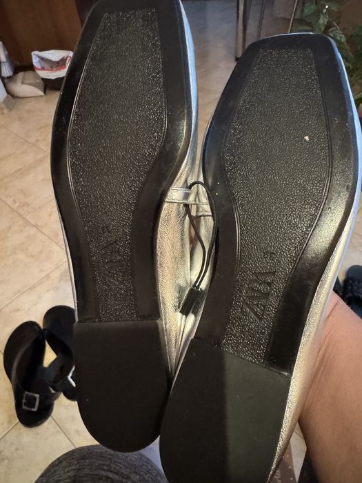 Балетки кожа ZARA