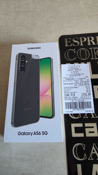 SAMSUNG A56 5G 8/128 NOWY NIEAKTYWOWANY  Euro-Net gwar.24M!BEZ Blokad