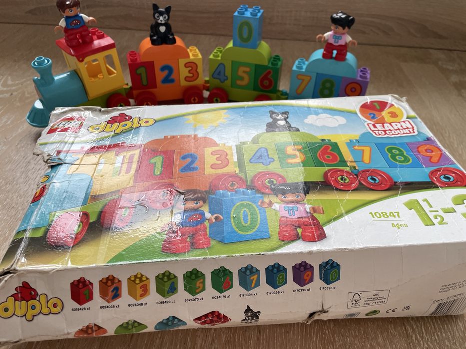 Б/У Lego Duplo Потяг 10847. Оригінал від 1-3 років
