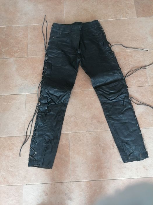 Blusão e calças cabedal motar