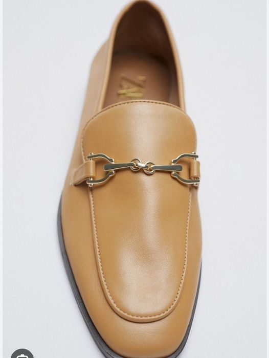Шкіряні мокасини Zara 41 розмір