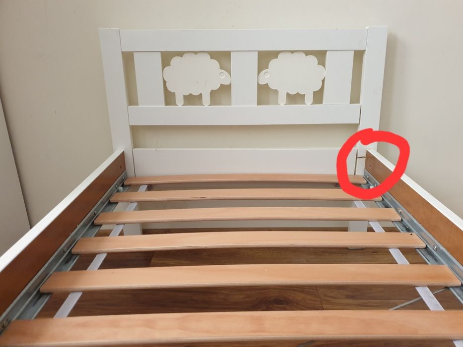 Łóżko Ikea Kritter