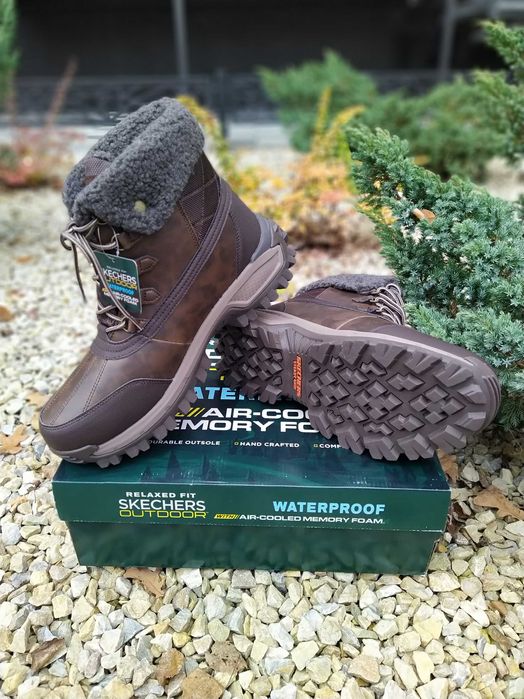 Розмір 47 зимові чоловічі черевики Skechers зима оригінал скечерс