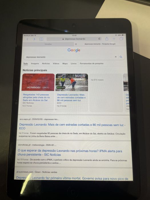 Ipad mini 1 com cartao sim 64 g