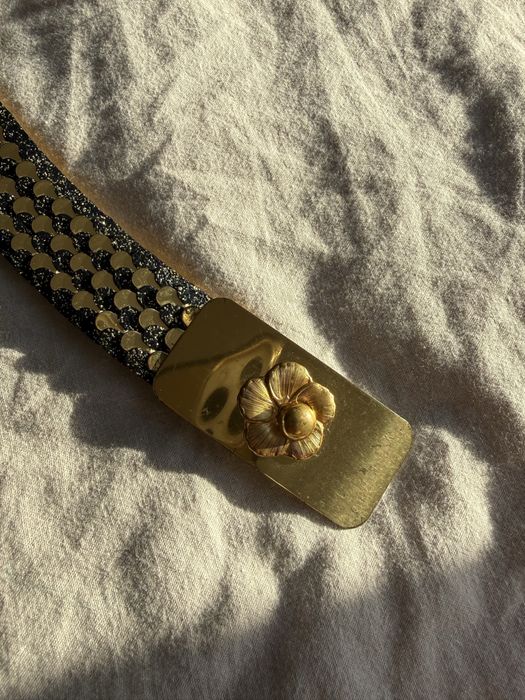 Вінтажний пояс emrich gold 80-их років розтяжний 76см