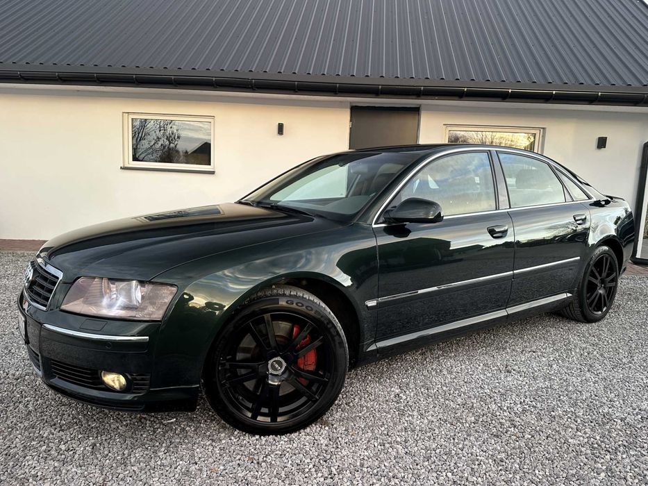 AUDI A8 D3 3.7 V8 280PS QUATTRO Bi-Xenon PDC Skóra Navi 18" ZADBANA !