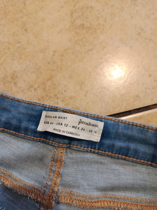 Jeansy damskie Xl zestaw wysoki