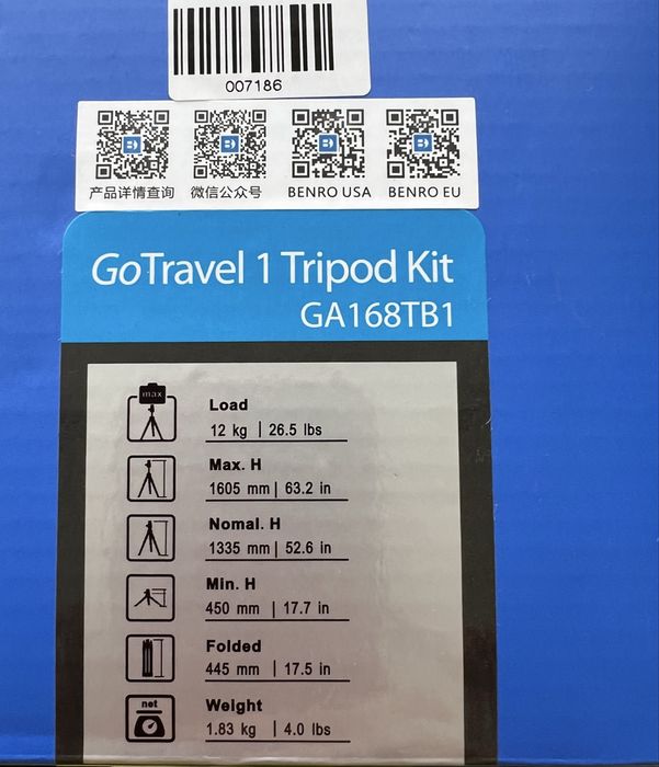 Штатив Benro Go Travel GA 168TB1