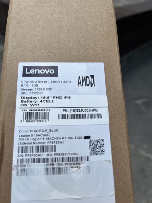 Lenovo Legion 5 RTX3060 130 Вт