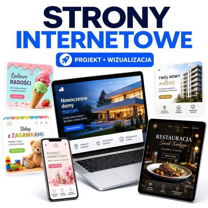 Strona internetowa Strona WWW Dla Firmy Wizytówka Logo