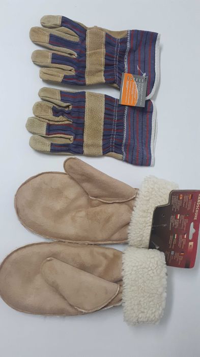 Luvas de trabalho e para o frio 2 unidades NOVAS