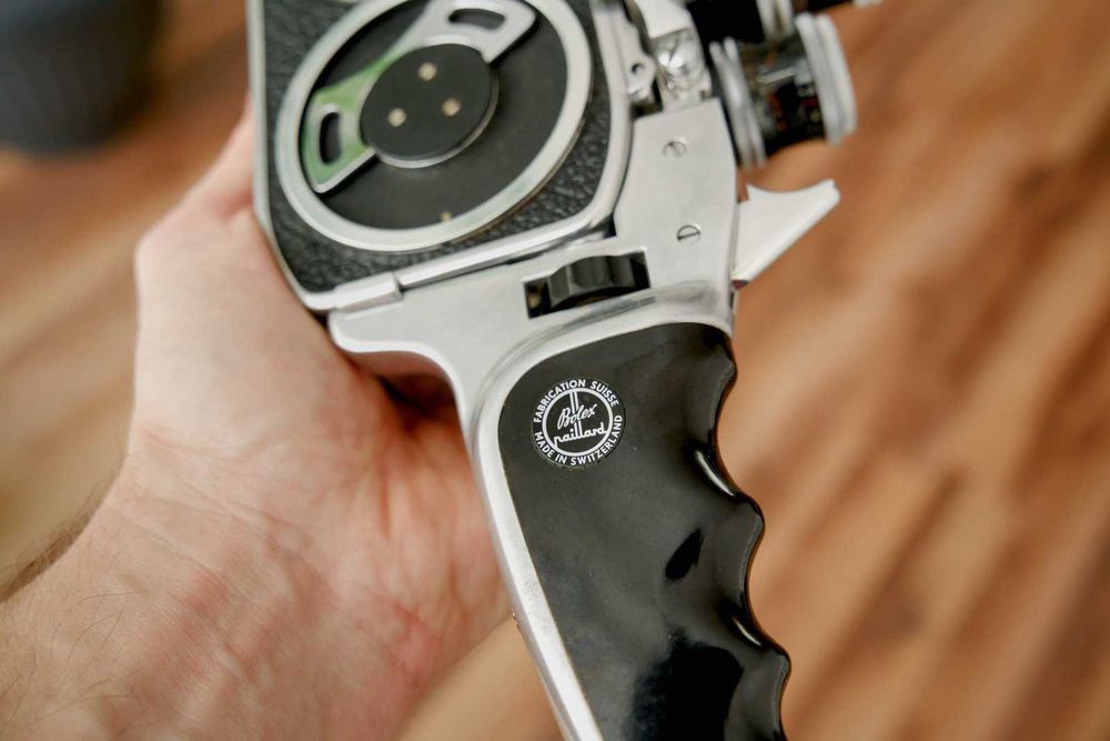 Kamera 8mm Bolex Pallard D-8L 1959 Szwajcaria z futerałem