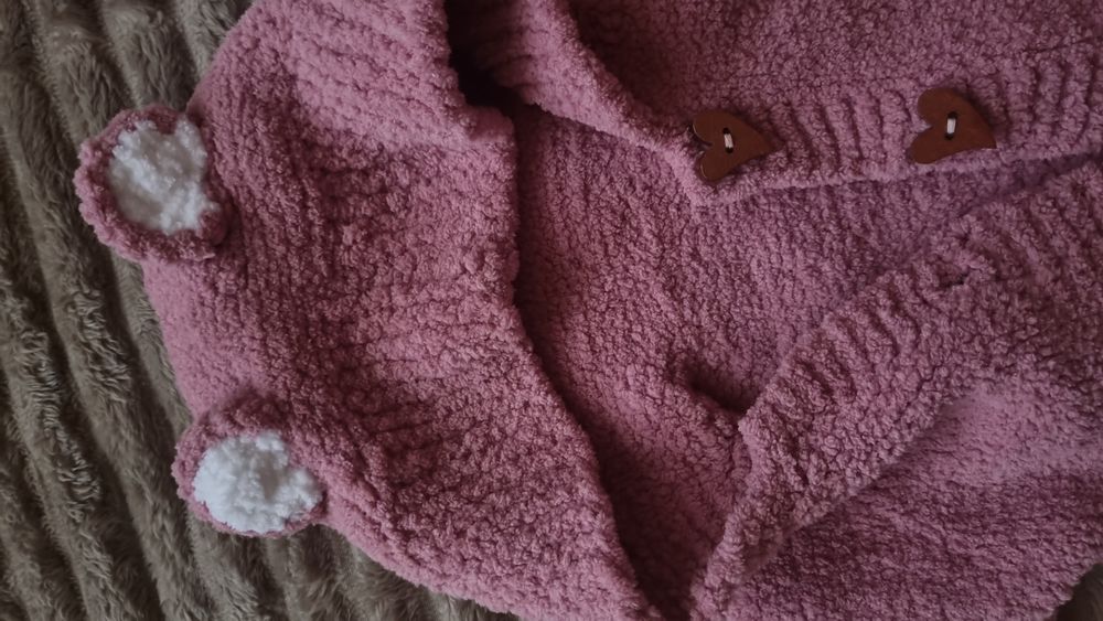 Теплий комбінезон для дівчинки 3-6 міс