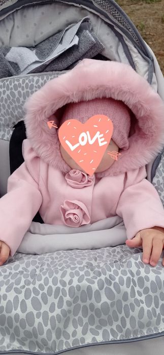 Пальто осіннє на дівчинку 12 місяців