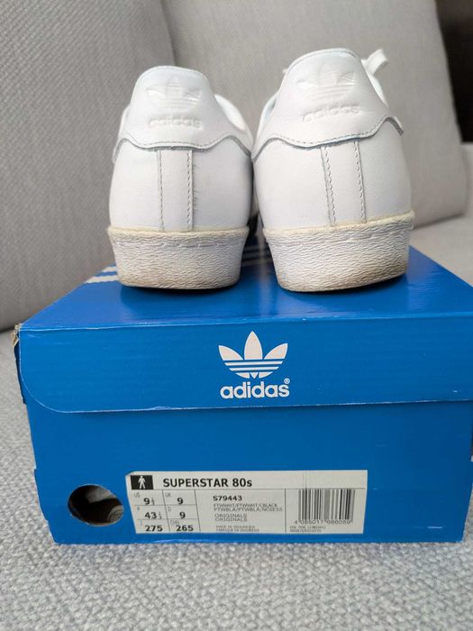 Sapatilhas ADIDAS SUPERSTAR 80s homem 43 1/3