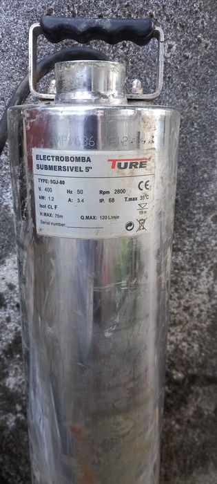 Eletrobomba submersível 5``