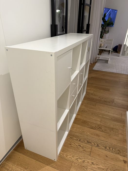 Szfka kallax biala 120x160 cm