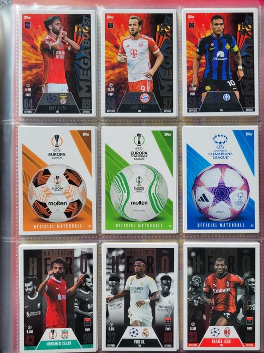 Lote de Cartas Match Attax Champions League