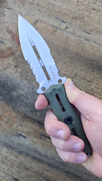 Kizer Norcross Nitro-V/G-10 ніж виживання ,рятівника з ножнами