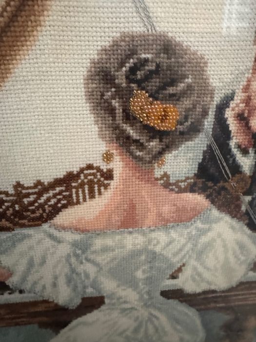 Вишита картина «Закохана пара»