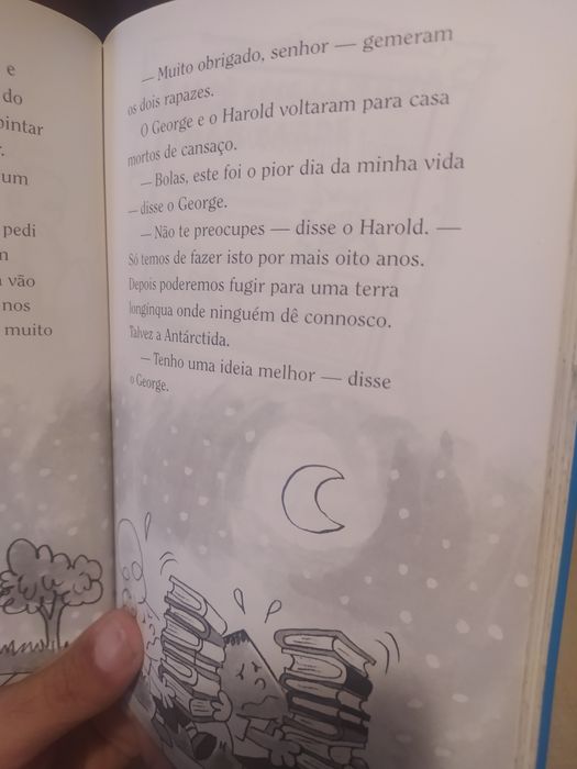 As aventuras do Capitão Cuecas o livro - oferta dos portes de envio