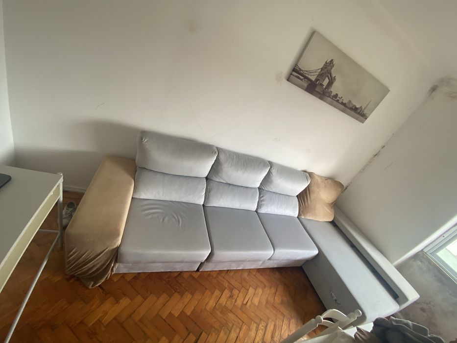Sofa L ,  em otimo estado , com menos  de 1 ano de uso