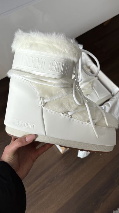 Оригінал Зимові чоботи Moon Boot MB ICON LOW FAUX FUR