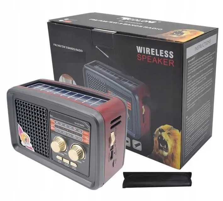 Radio Solarne Retro usb bluetooth PROMOCJA