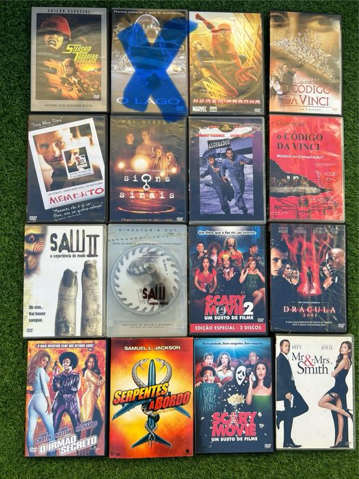 DVD’s diversos filmes