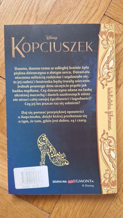 Książeczka Kopciuszek Biblioteka filmowa mały format Disney