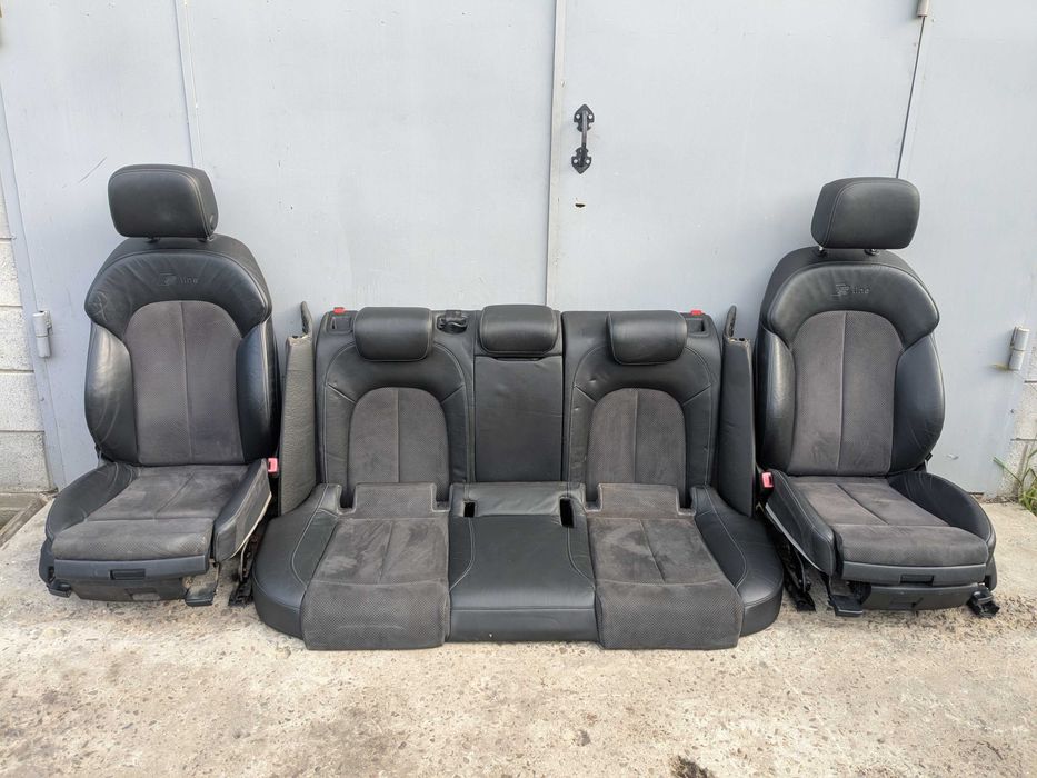 Салон Audi A6 C7 Recaro Підігрів Сидение Сідушки Кожа Алькантара Шкіра А6 Ц7 S-line