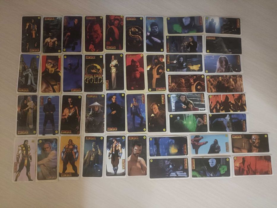 Наклейкі вкладиши Мортал Комбат 4