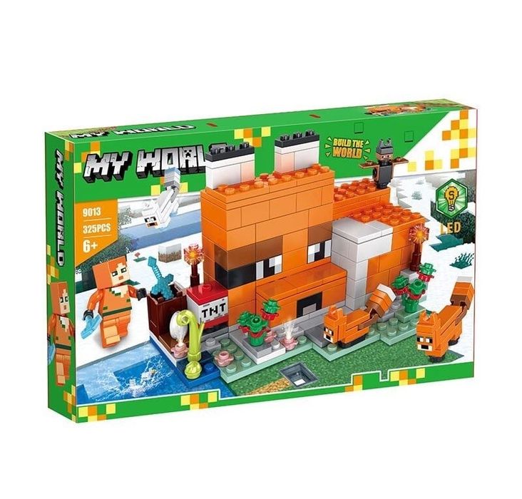Конструктор Майнкрафт Minecraft Лисья Хижина  333 LED детали