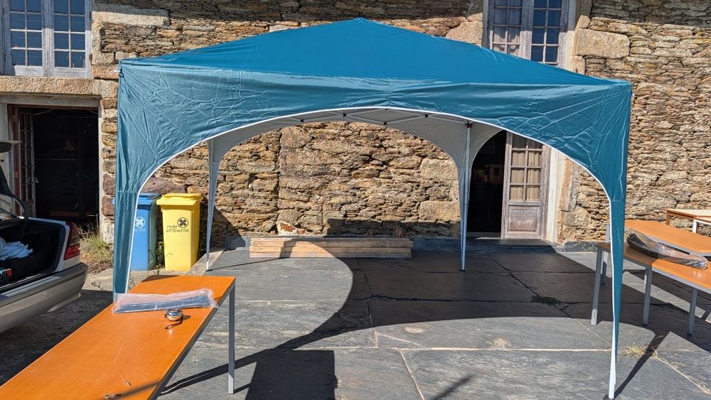 Tenda automática 3x3 popup verde (nova em caixa)