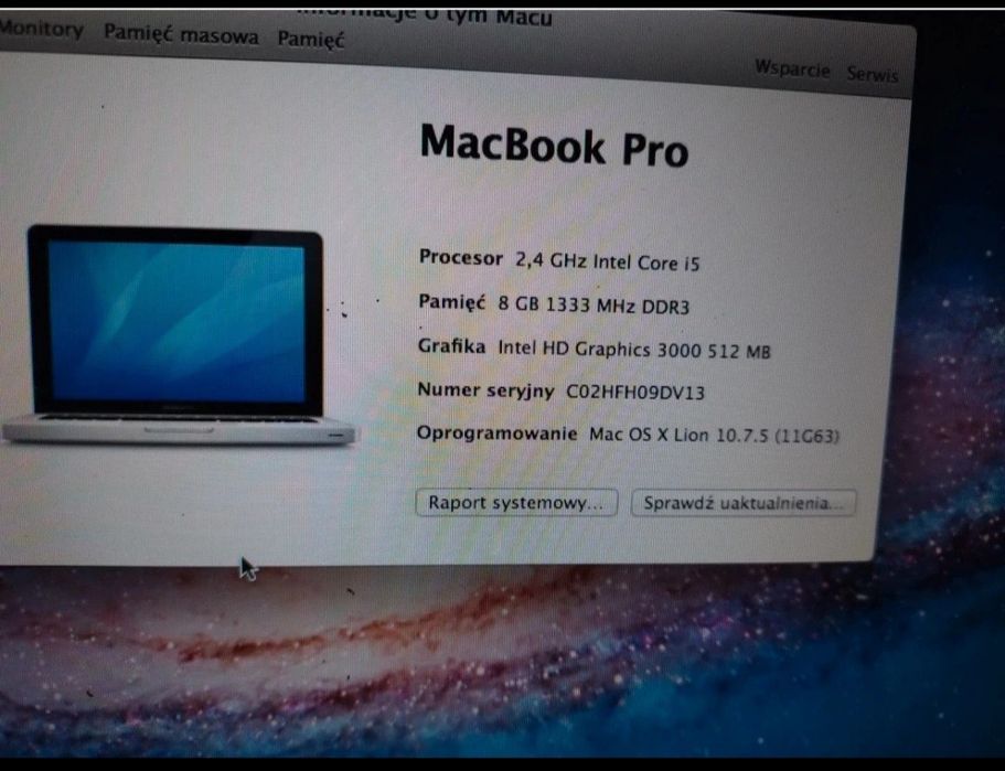 Sprzedam zamienięMacbook Pro dwa dyski