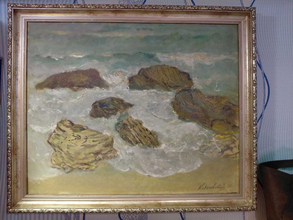 Картины маслом (на холсте, картоне  В.Гайдук, Калиновский и др.)